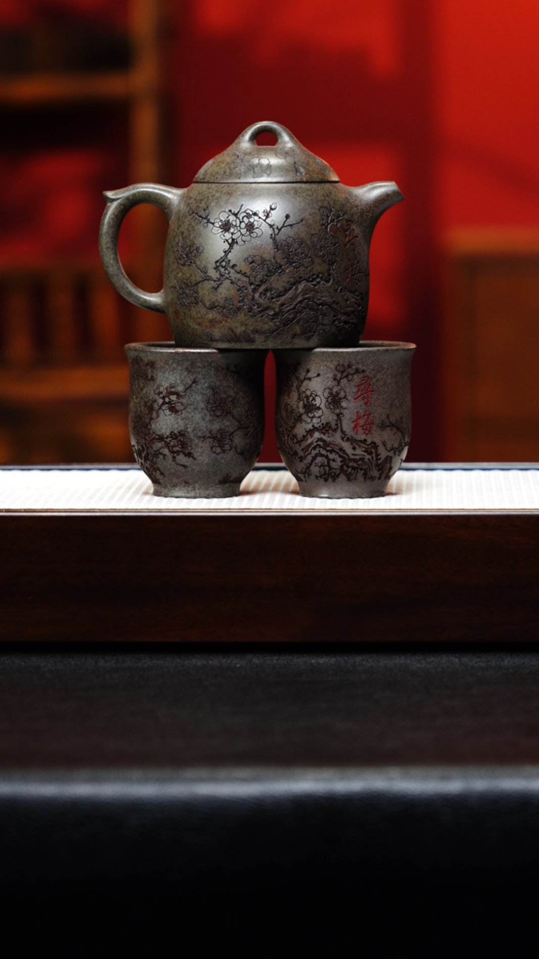 宜兴紫砂 秦权 云雾沉香泥 马千里h623