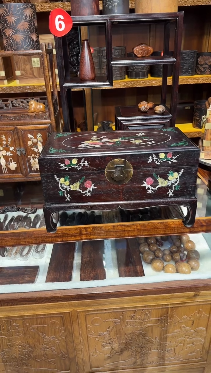 【闪购商品】木木艺邵氏紫檀长尾鸟腿箱528.888  