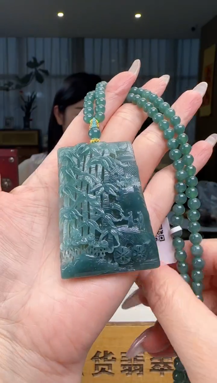 【闪购商品】翡翠颈饰未镶嵌YJ@@960Q3J15999H