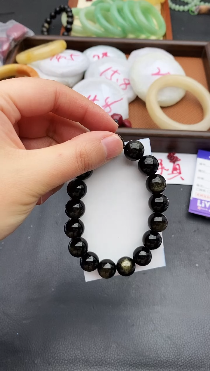 未镶嵌手镯石英质玉99+金耀