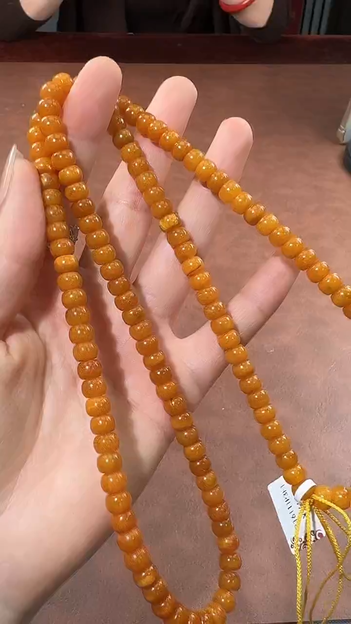 琥珀颈饰未镶嵌  X461 多样性发货其一