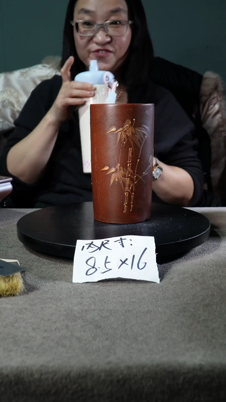 宜兴紫砂小花盆盆