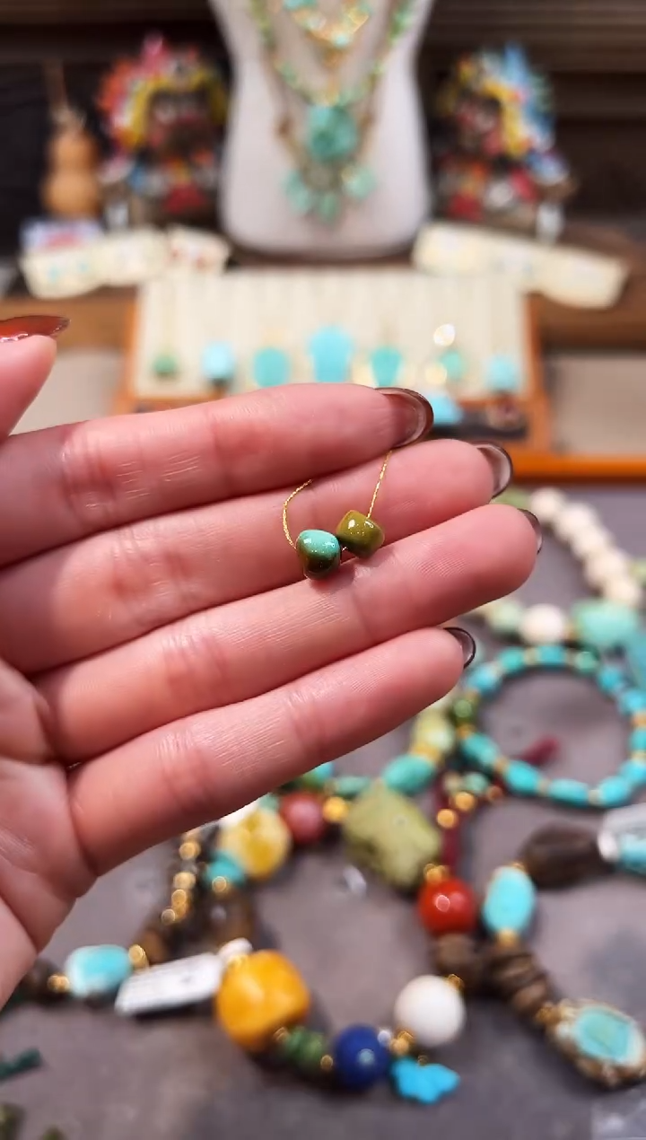 未镶嵌绿松石配饰藏扣