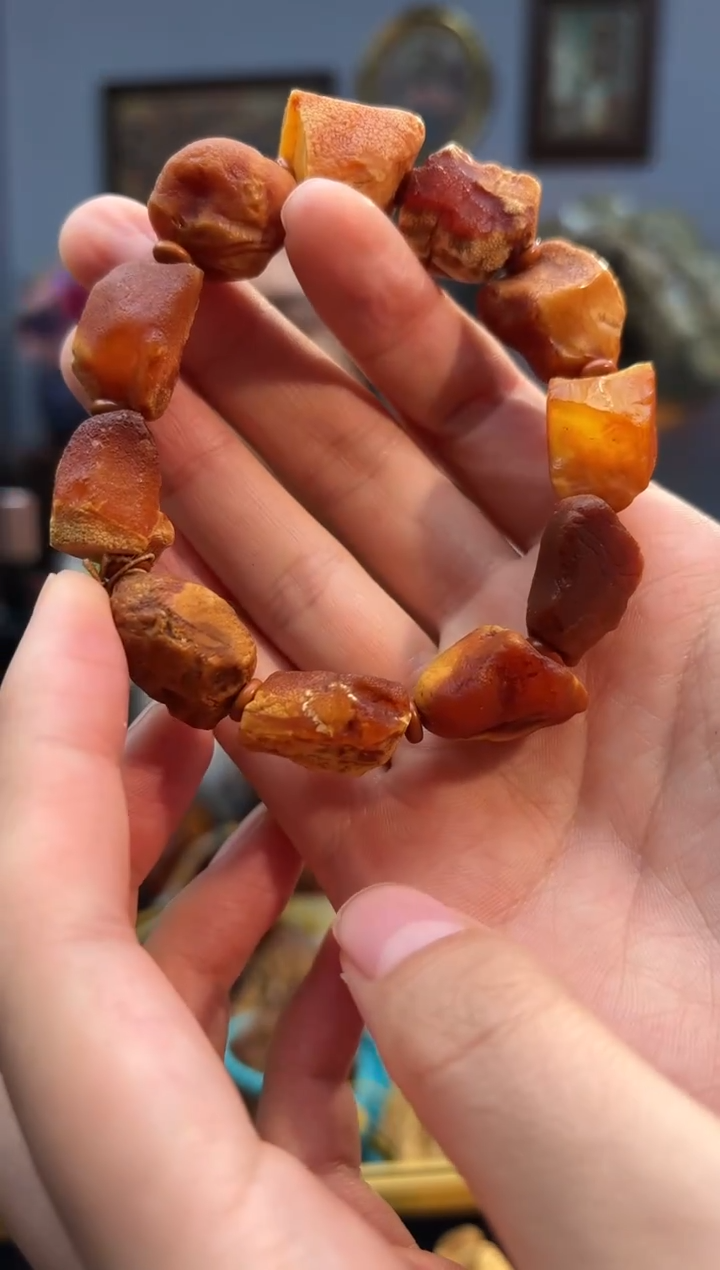手串琥珀未镶嵌手串