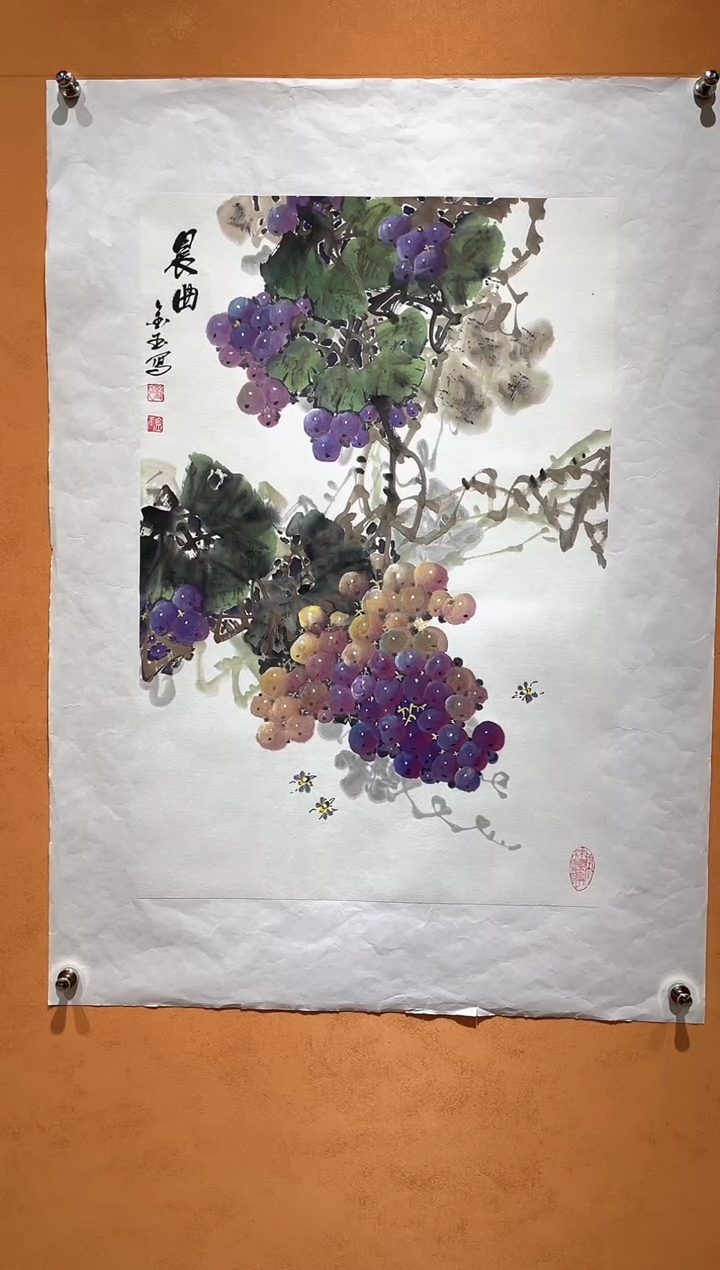 国画刘金玉教授亲笔手绘