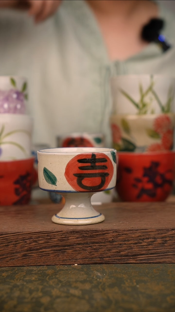 摆件泥垚手作 景德镇手工手绘器物