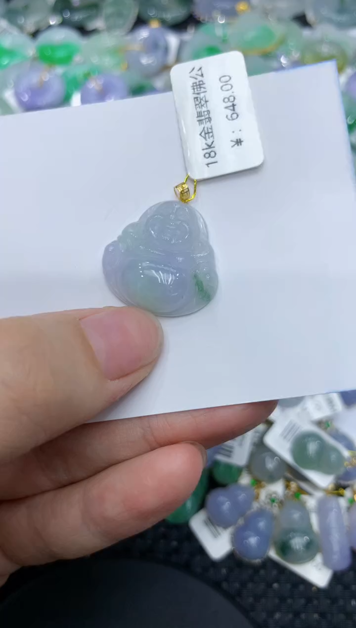 【闪购商品】翡翠颈饰18K金镶嵌111111111