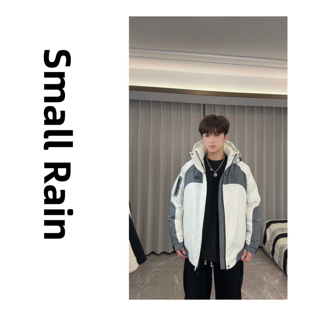 情侣款男女同款潮牌防寒服新款秋冬加厚保暖外套冬季户外