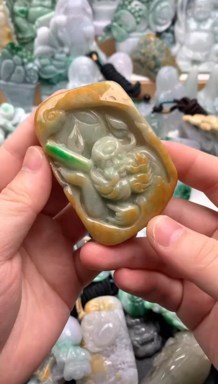 吊坠(不含链)未镶嵌翡翠1