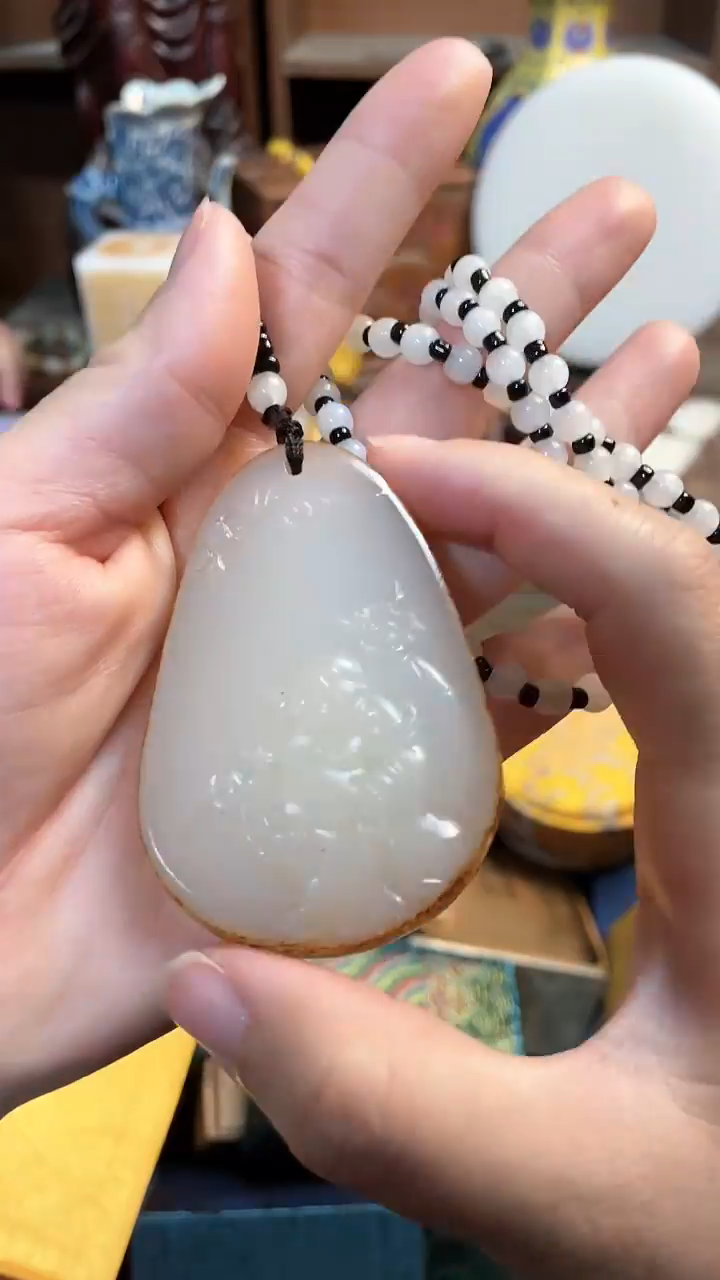 【闪购商品】和田玉（子料）颈饰未镶嵌玉瑞专属精选摆件