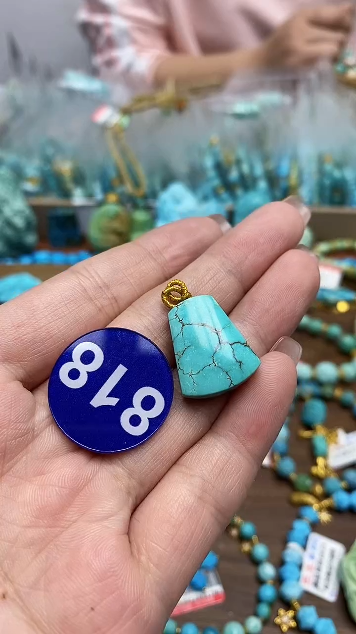 【闪购商品】绿松石未镶嵌吊坠818