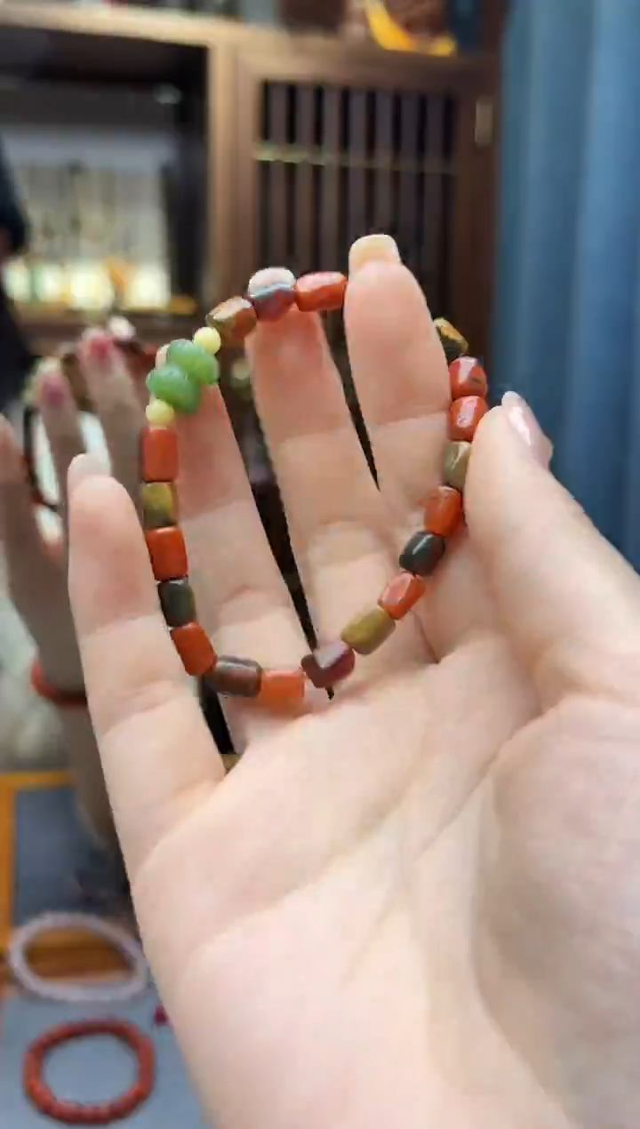 未镶嵌南红玛瑙挂件南红随型手串DN