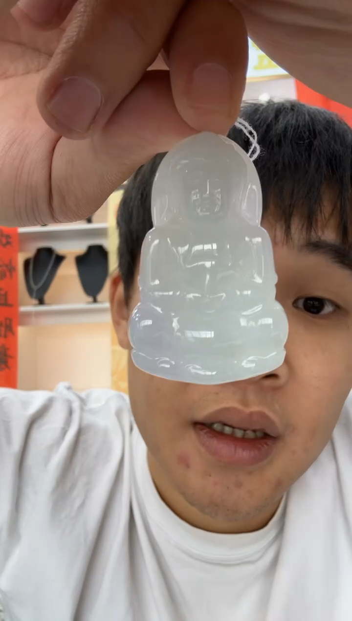 【闪购商品】翡翠颈饰未镶嵌天然翡翠A货孤品一件