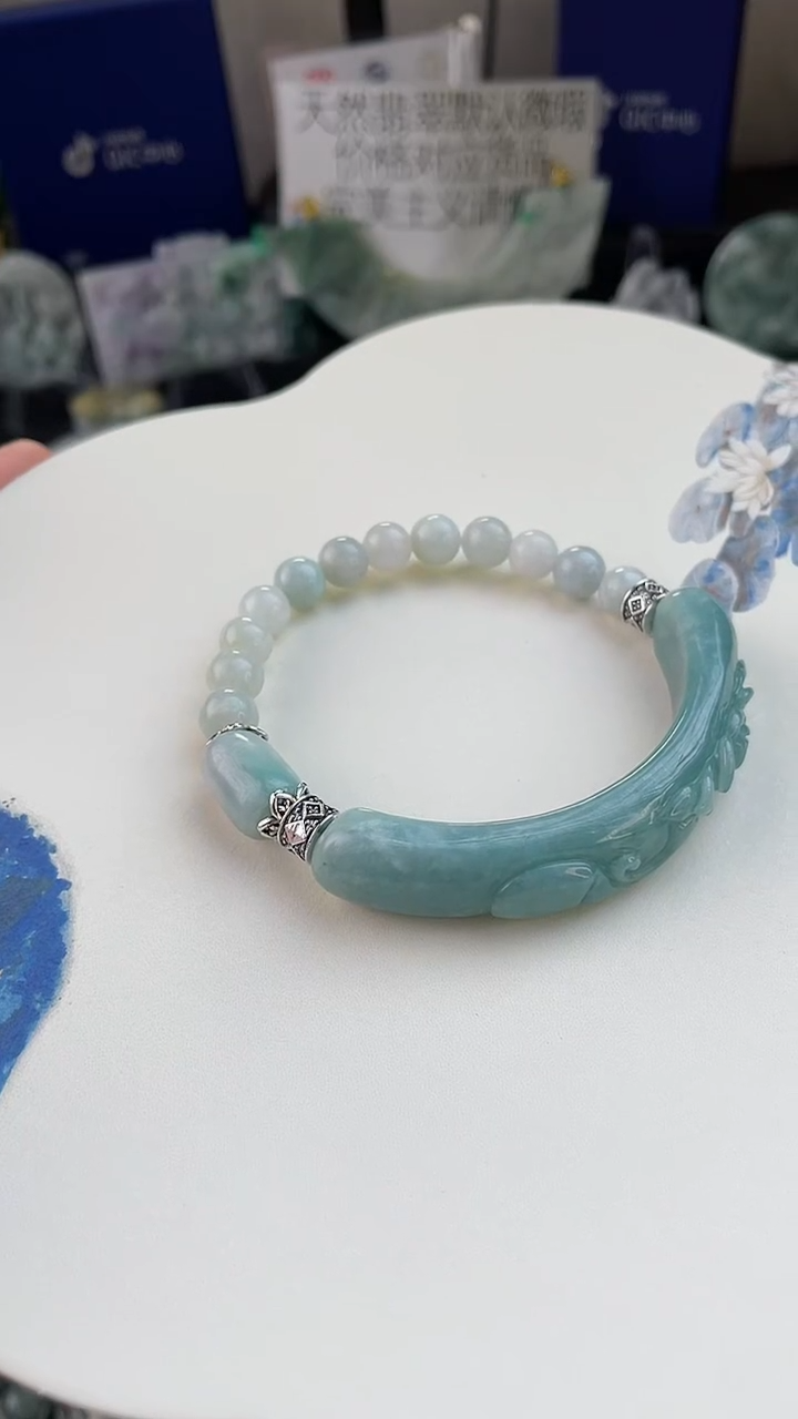 未镶嵌手链翡翠手工定制默认微瑕主播介绍为准