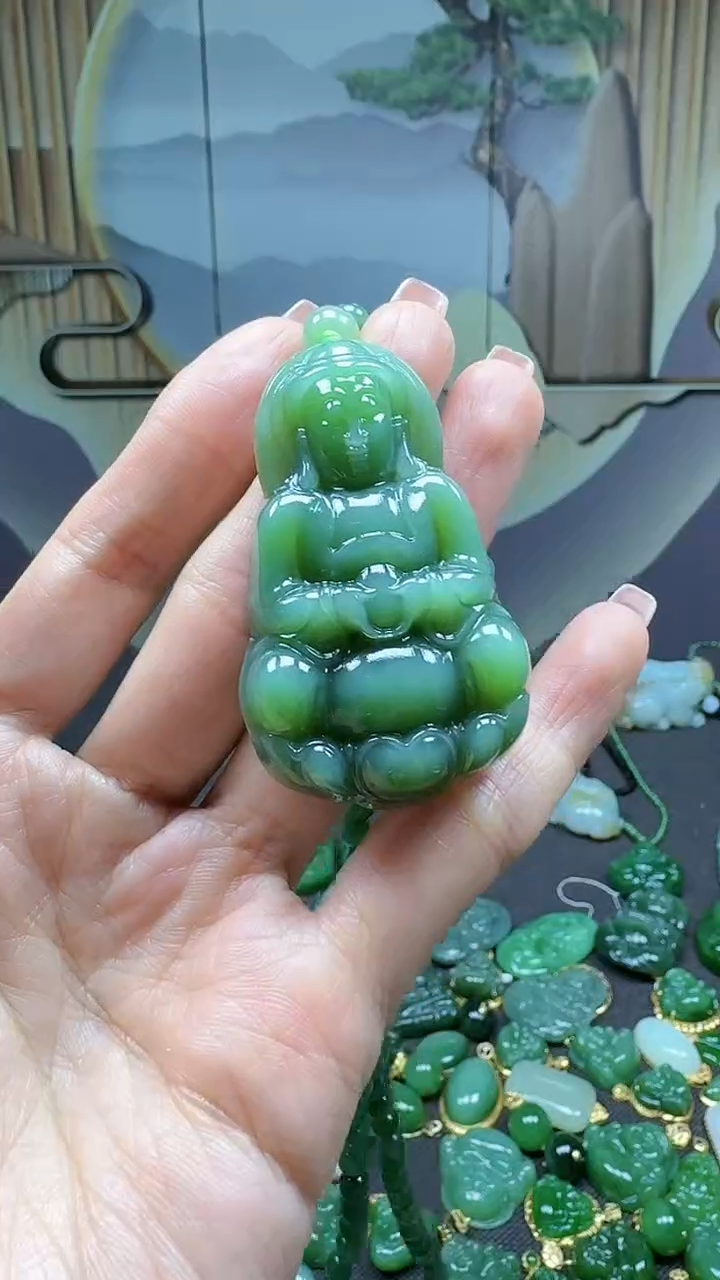 【闪购商品】和田玉挂件未镶嵌1