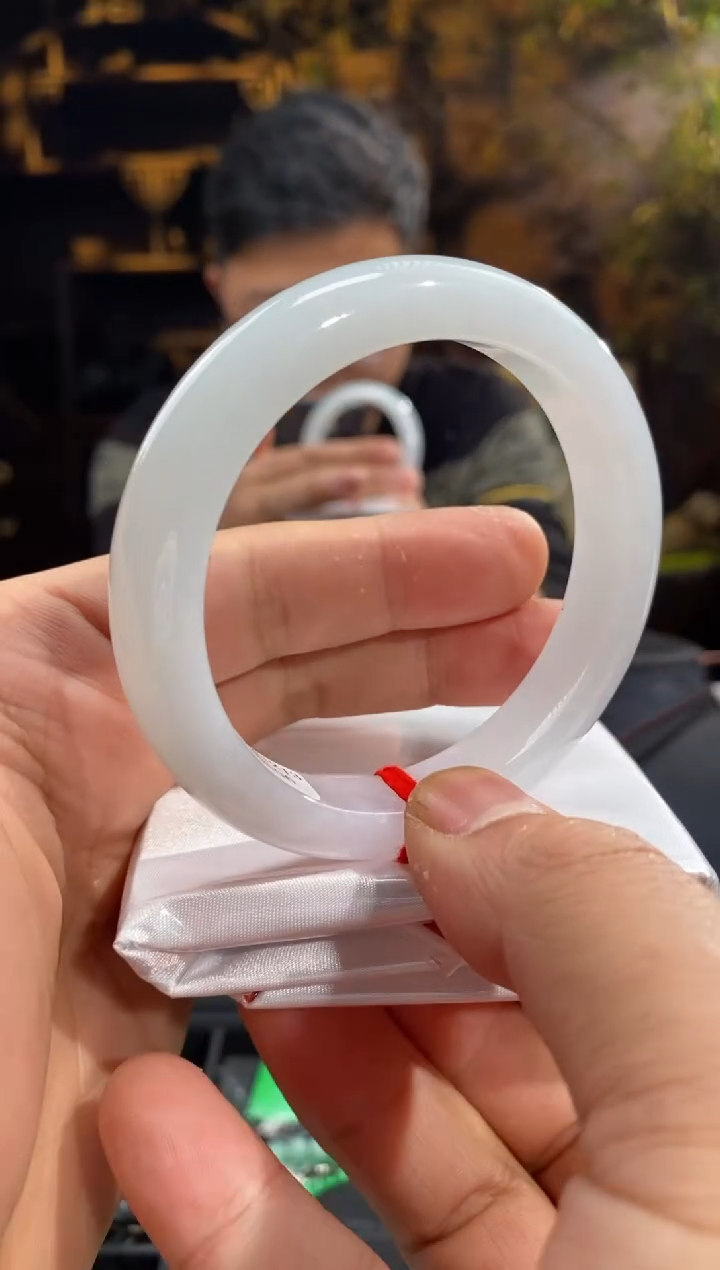 【闪购商品】翡翠手镯未镶嵌30103-天然翡翠a货57.7圈口