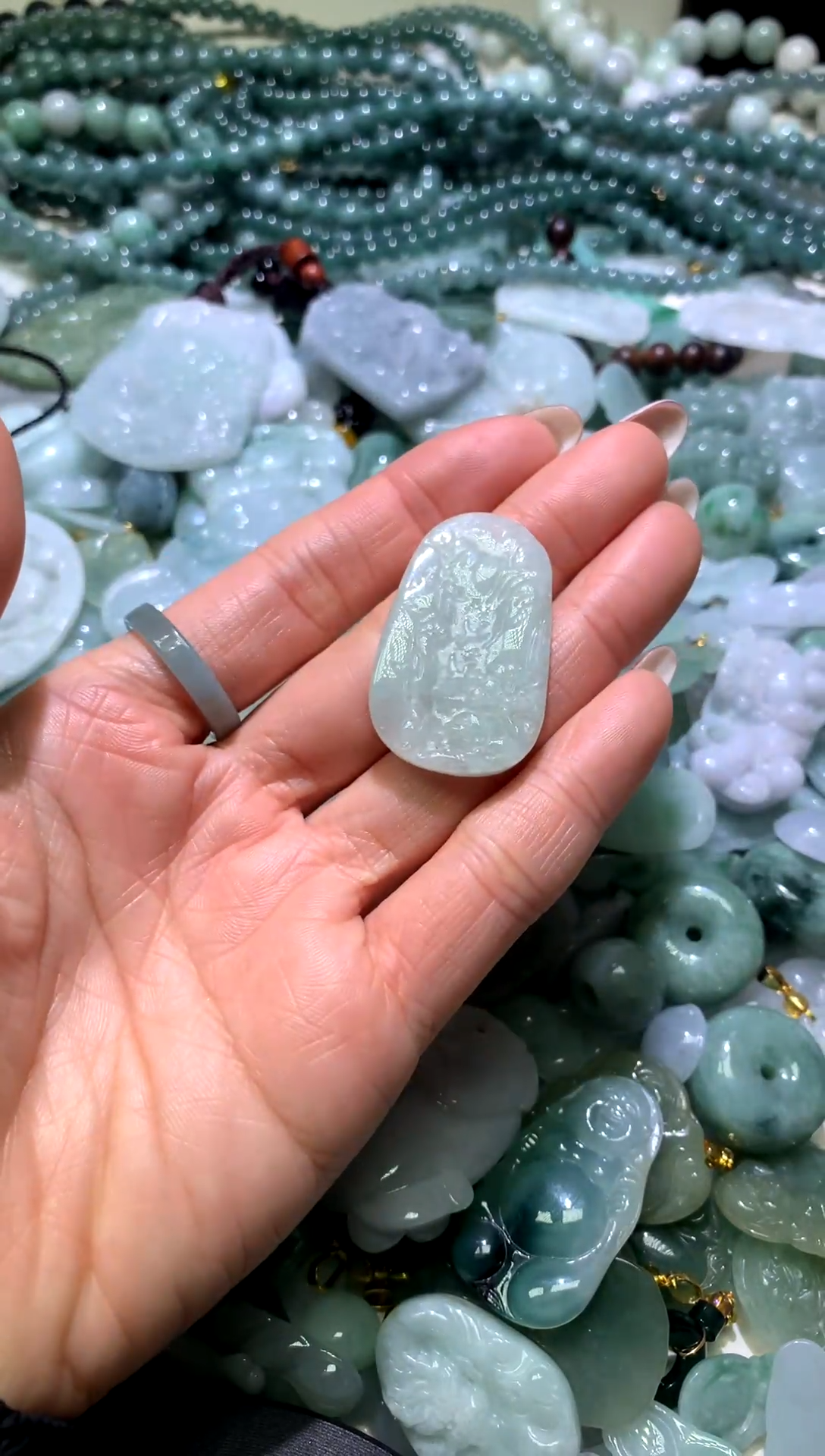 吊坠(不含链)未镶嵌翡翠1