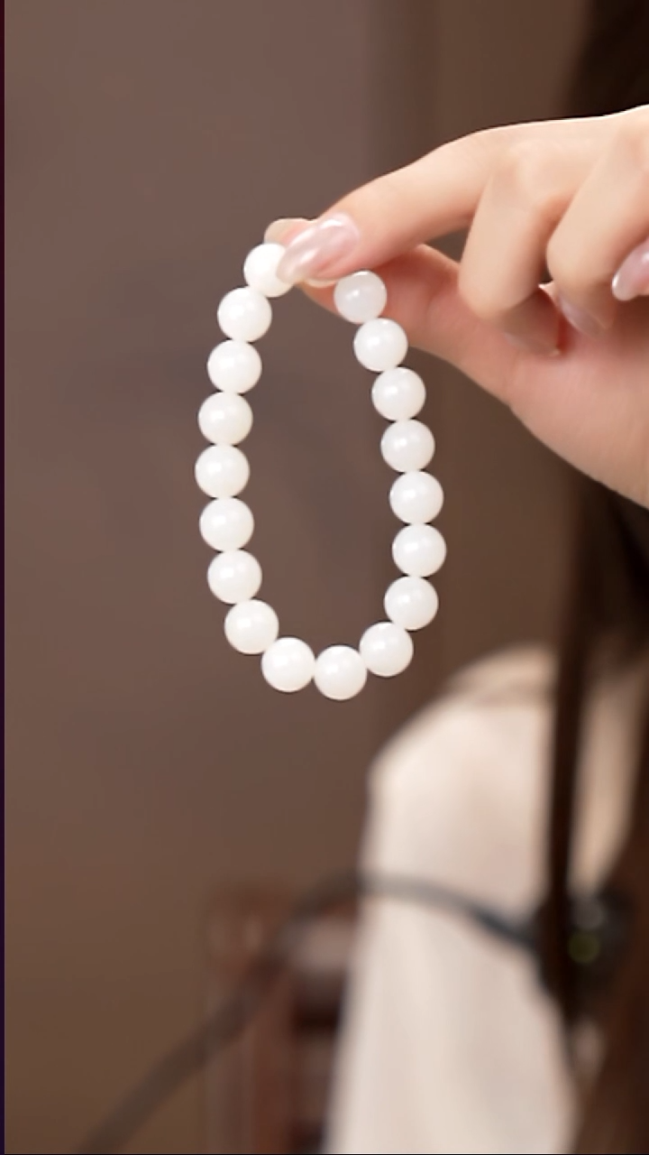 未镶嵌手串和田玉（白玉）工厂抛货 不退不换 多样性发其1----////