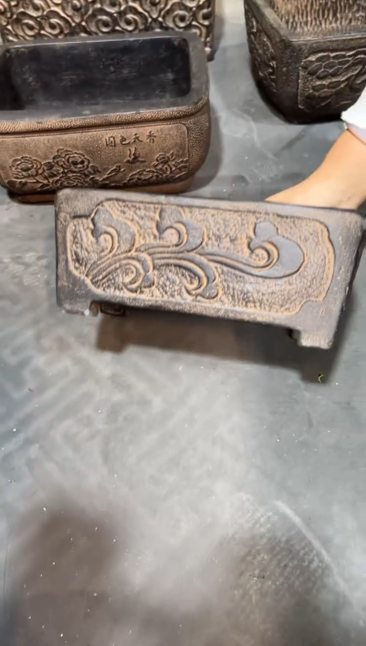 陶土【火山泥】石槽盆