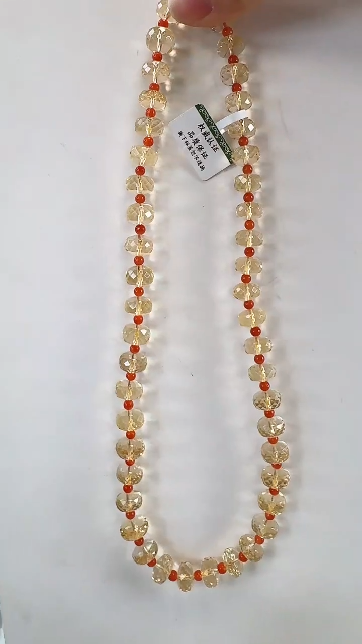 颈饰未镶嵌水晶项链