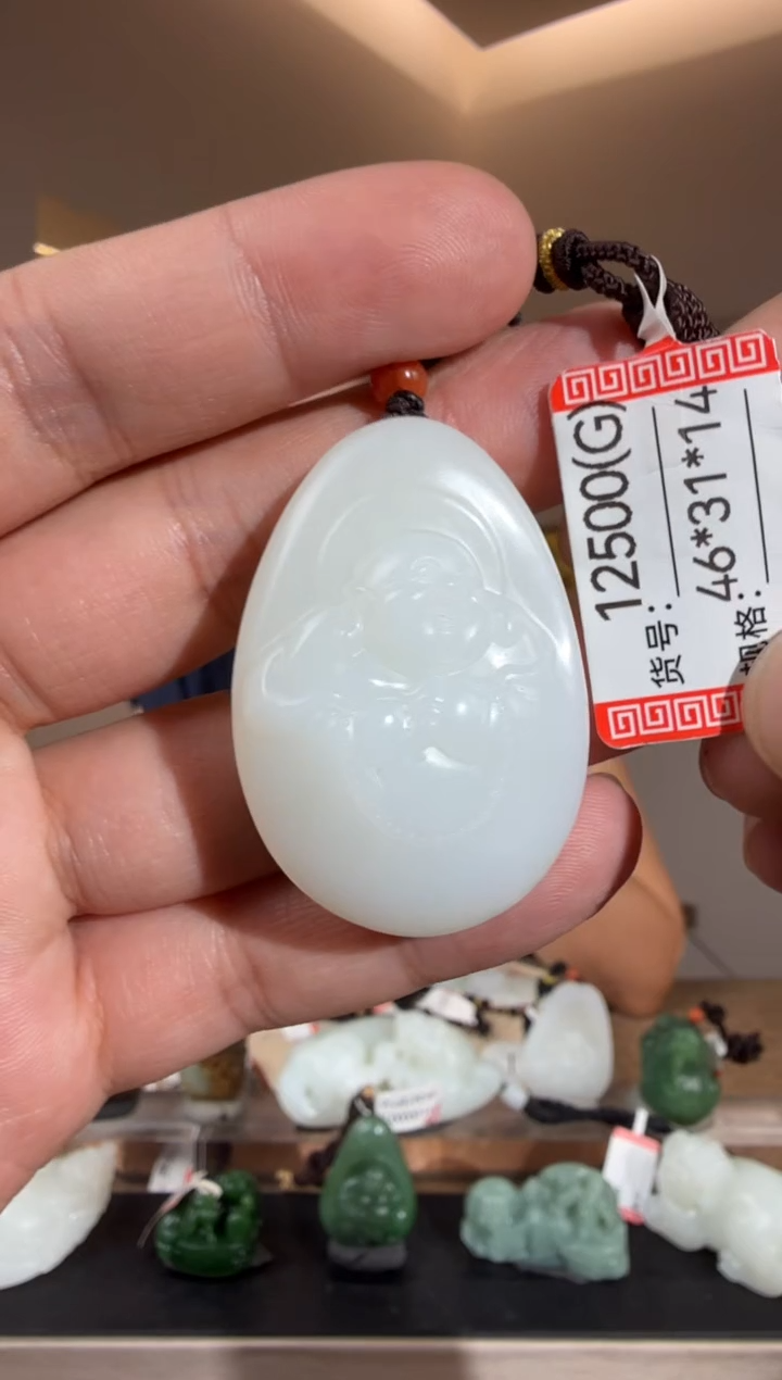 和田玉未镶嵌颈饰G