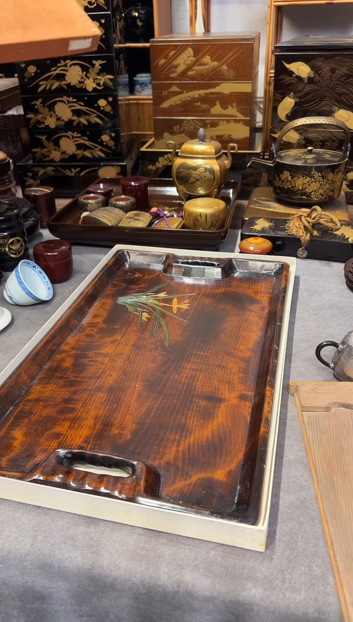 乌城雕 托盘 大漆漆器大漆漆器