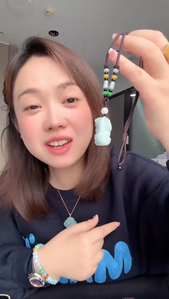 项链未镶嵌翡翠貔貅项链 多样性发1