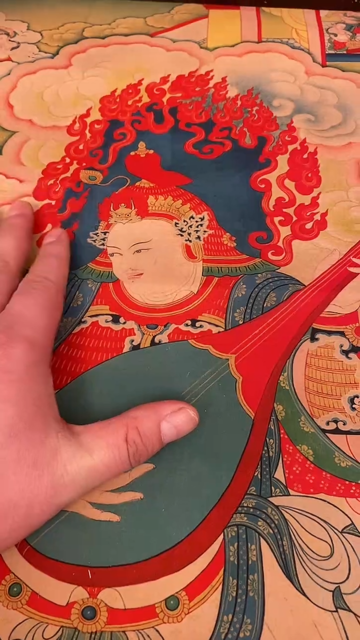 装裱画精美唐卡tk16071