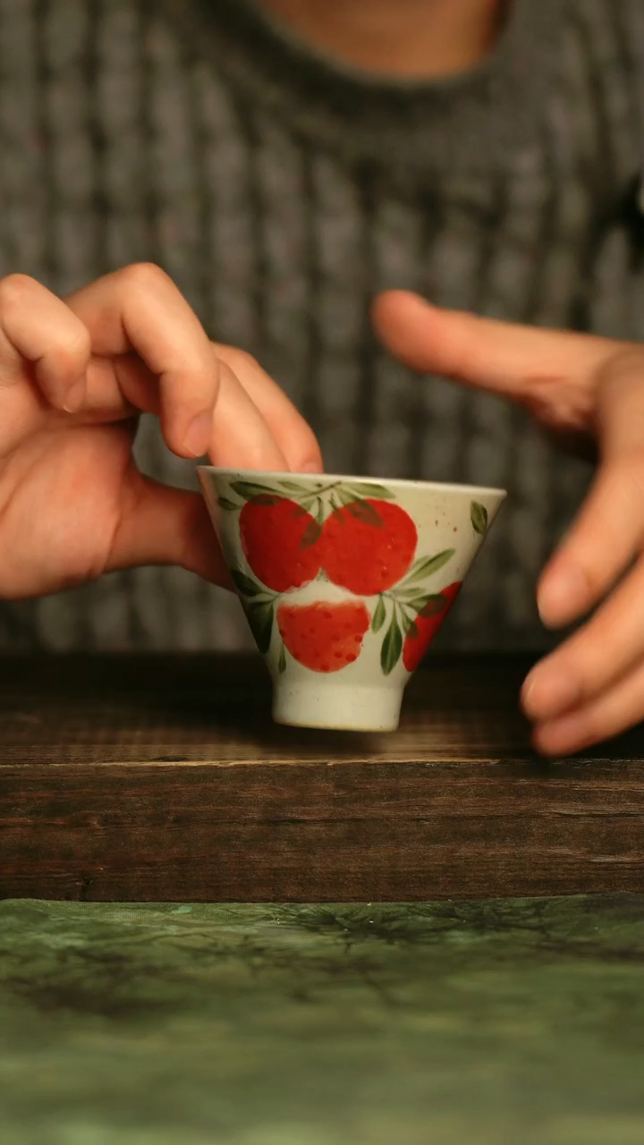 釉下彩手工手绘瓷器青诗集手工手绘瓷器