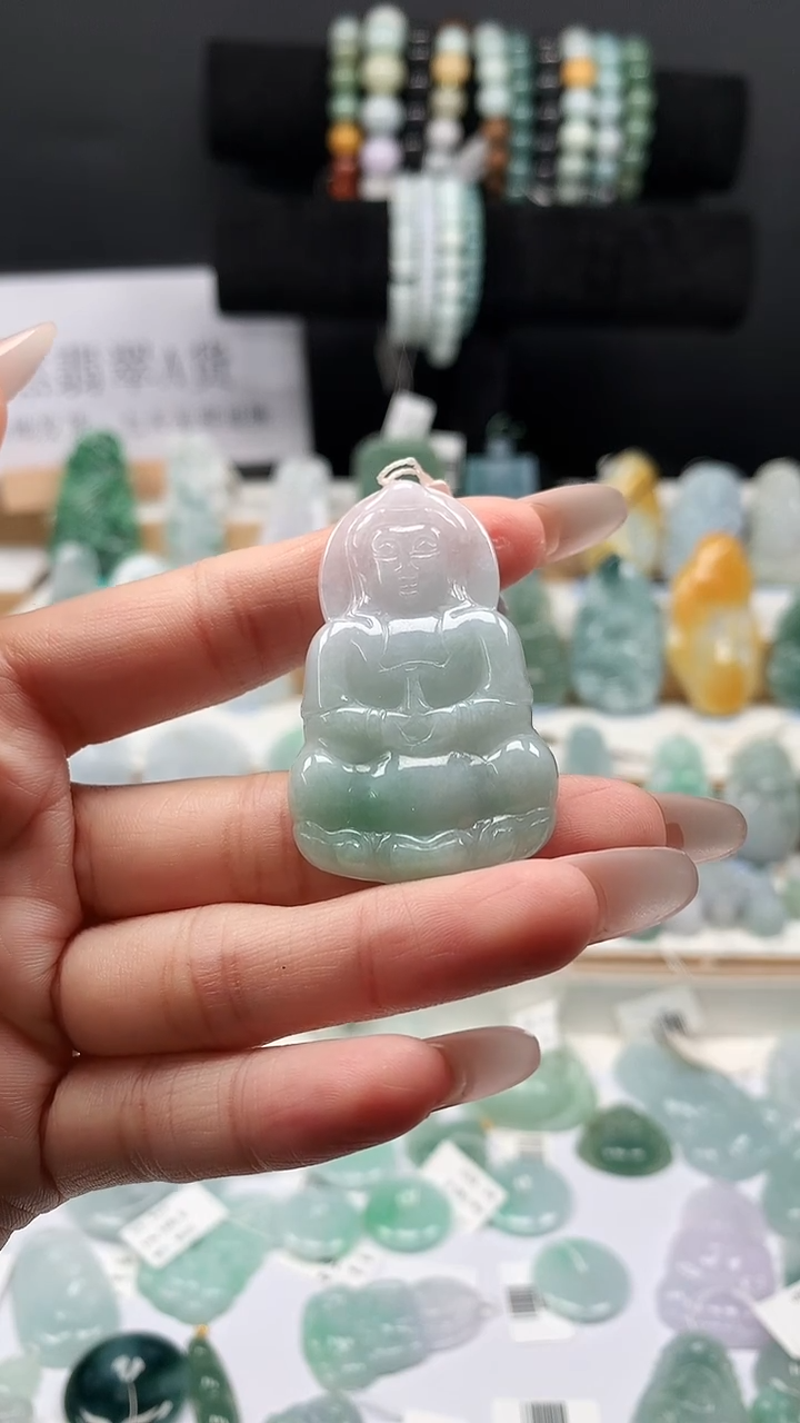 吊坠(不含链)未镶嵌翡翠吊坠23