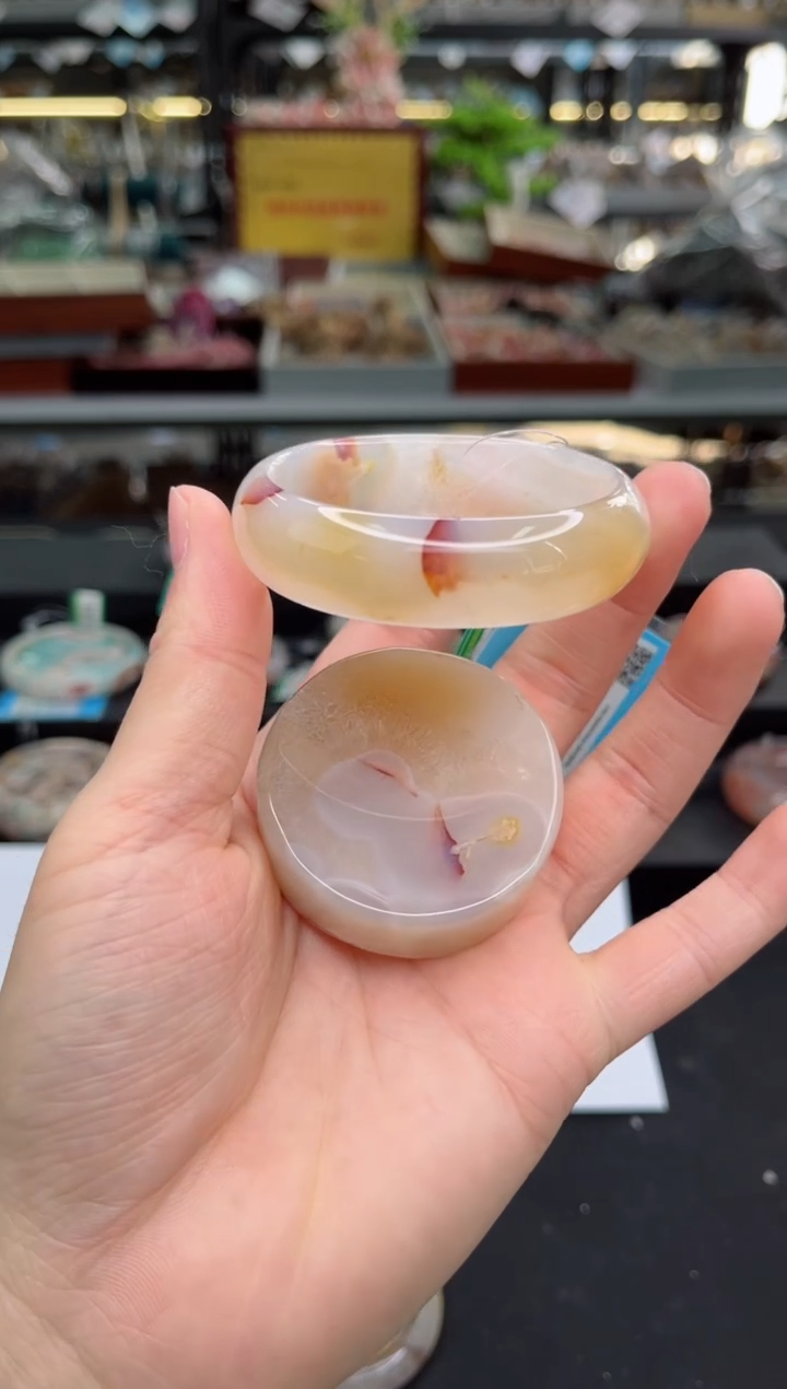 【闪购商品】石英质玉手镯未镶嵌52圈口（赠品镯心）3286028