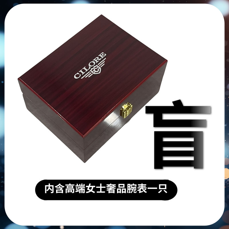 女士全自动机械表豪镶钻日历款（富婆）鹅黑皮