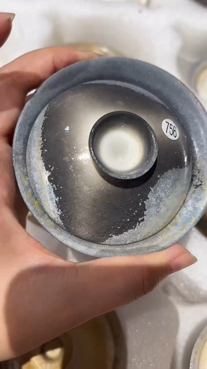 盖碗756号容量120-130ML中白泥