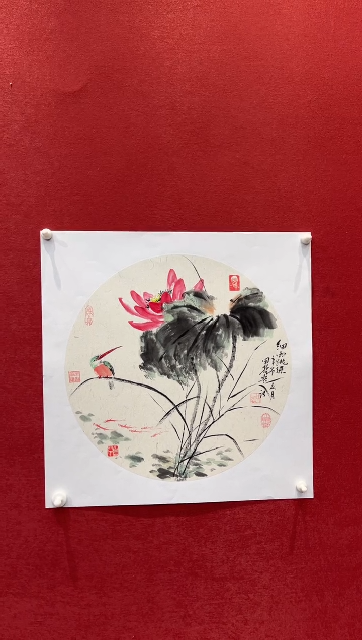 【闪购商品】国画细雨 田哲手绘