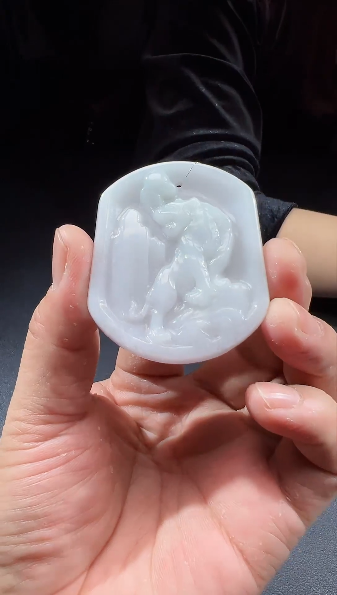 【闪购商品】翡翠颈饰未镶嵌天然翡翠（多样性发）虎牌12144