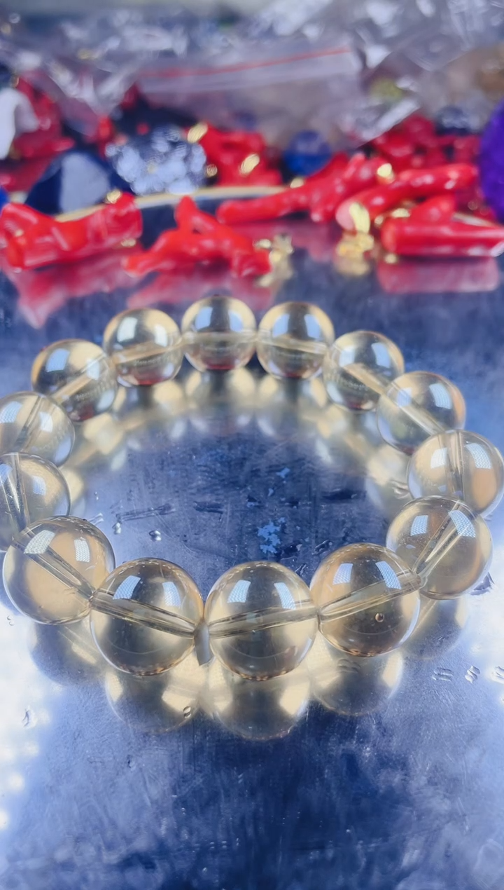 无无酸洗黄色手链卡16