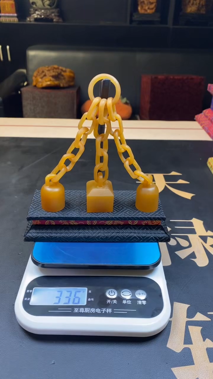 【闪购商品】寿山石印石田黄三连