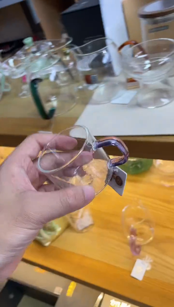 天**阔清禾杯浅紫/一对