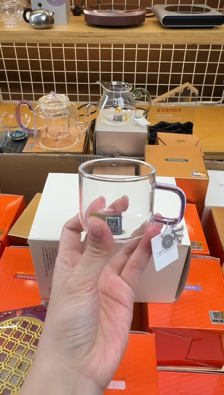 @@禾器晶彩清禾杯浅紫一只