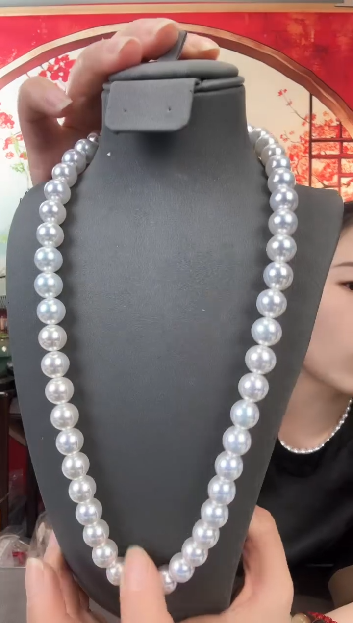 推荐款奥母贝1.0白色款项链