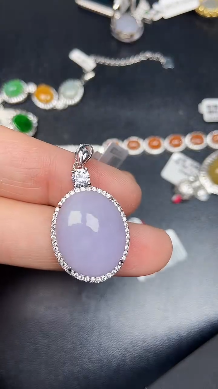 银S925镶嵌戒指翡翠1150