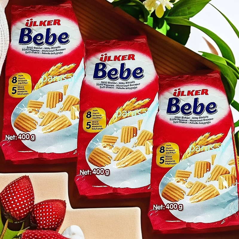 土耳其进口优客牌ulker贝贝bebe饼干 包邮 400克*3袋