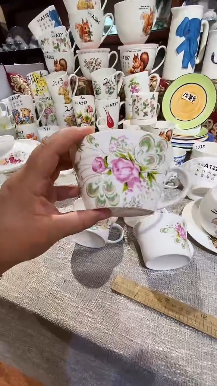 陶瓷手柄款1****秒库存产品默认微瑕介意慎拍一杯一叠