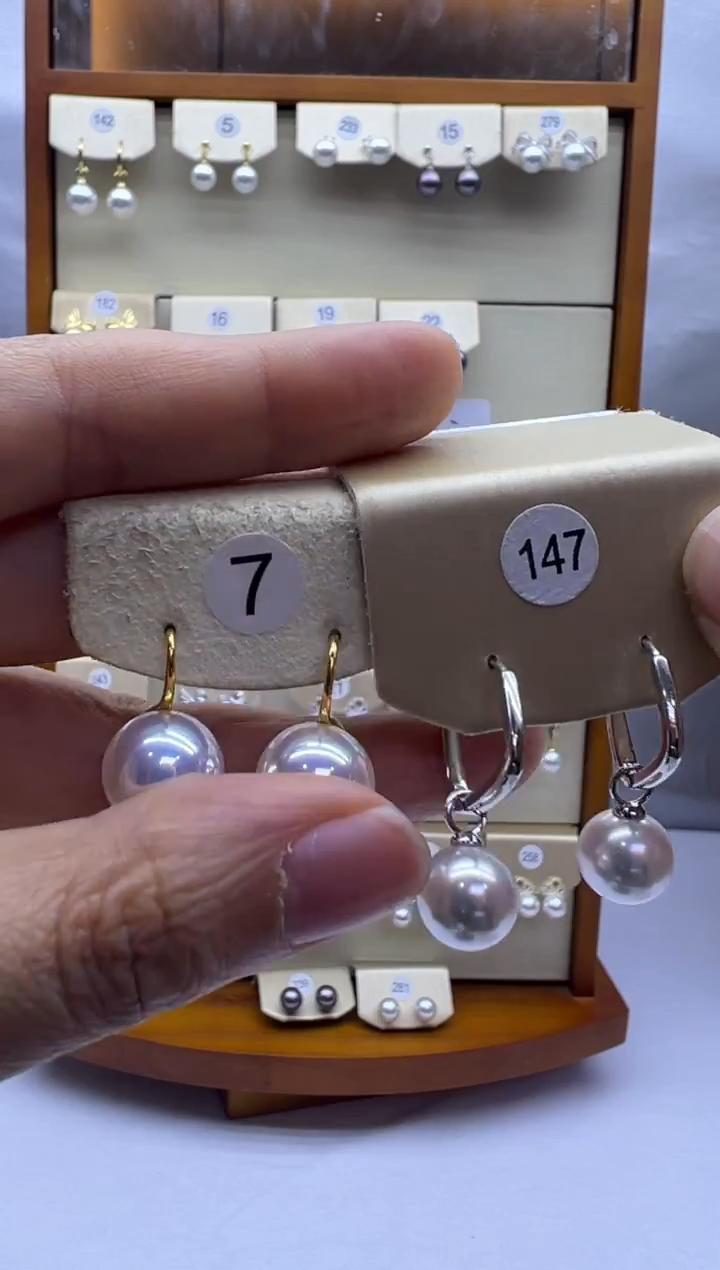 未镶嵌耳饰淡水珍珠142+243