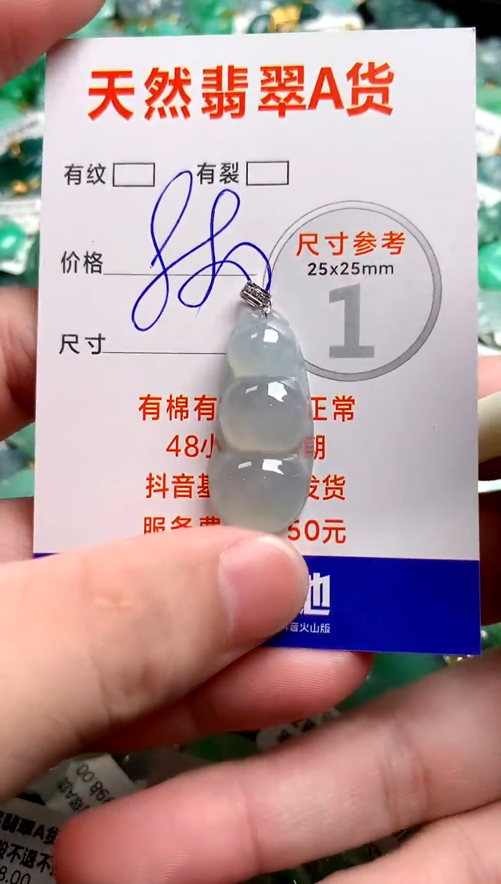 翡翠18K金镶嵌颈饰0431627173