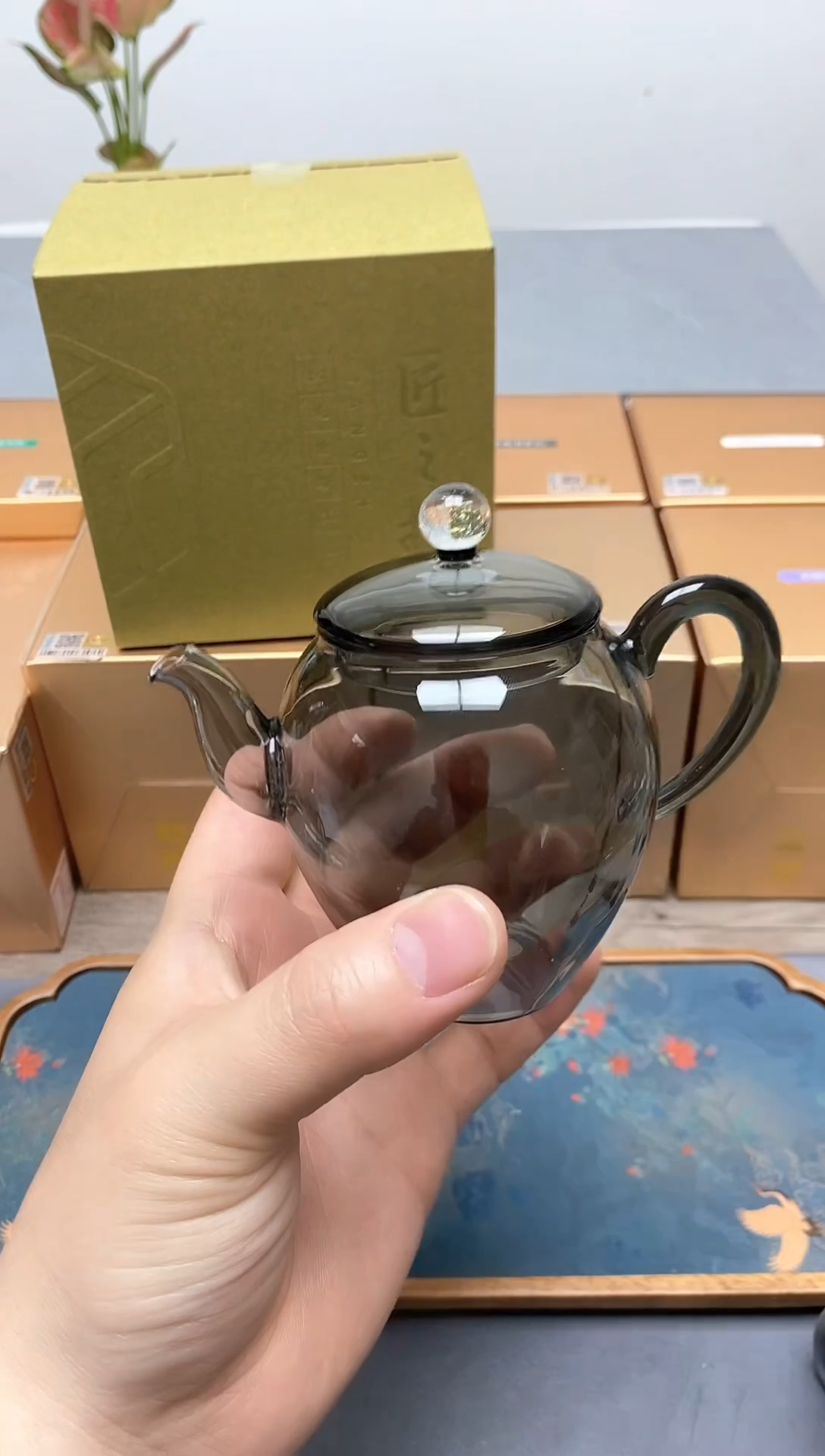 【闪购商品】匠之技烟灰色璀璨小壶