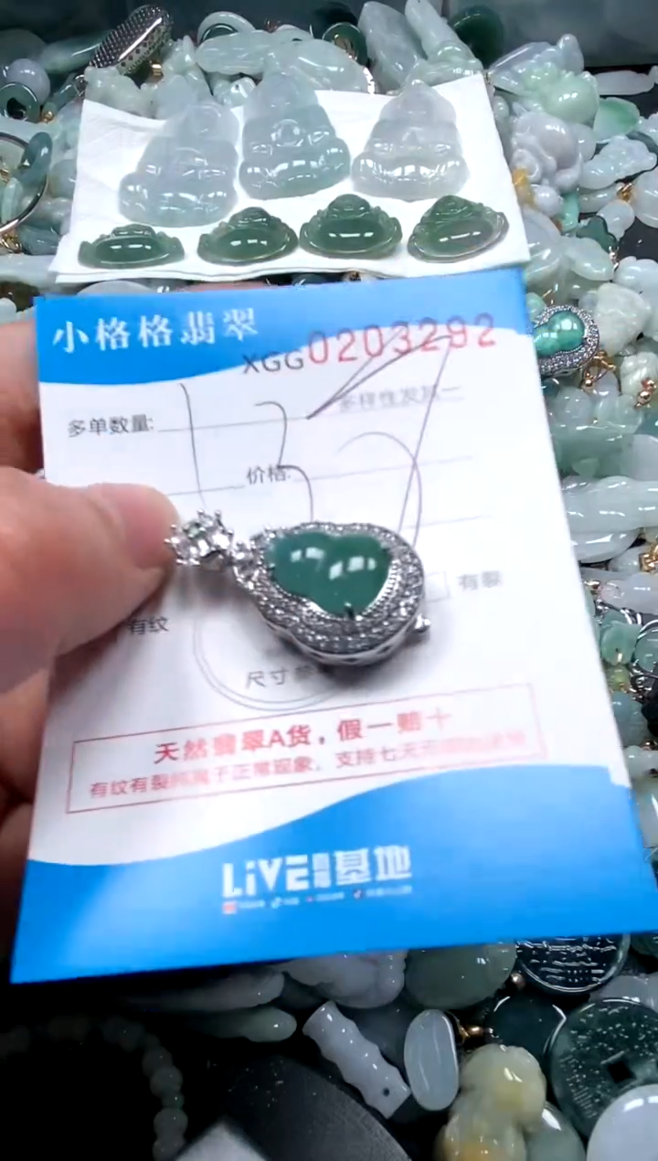【闪购商品】翡翠颈饰未镶嵌闪购商品0203292
