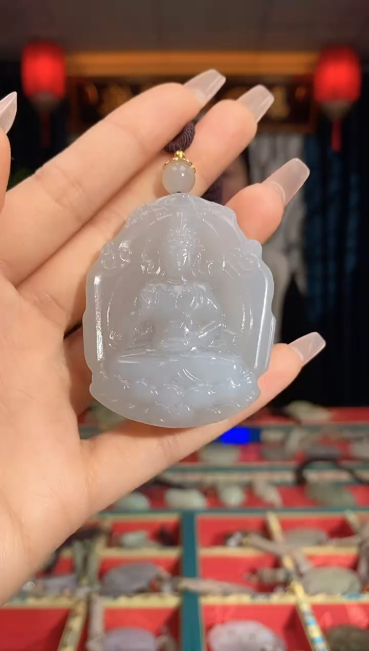 【闪购商品】和田玉颈饰未镶嵌阿弥