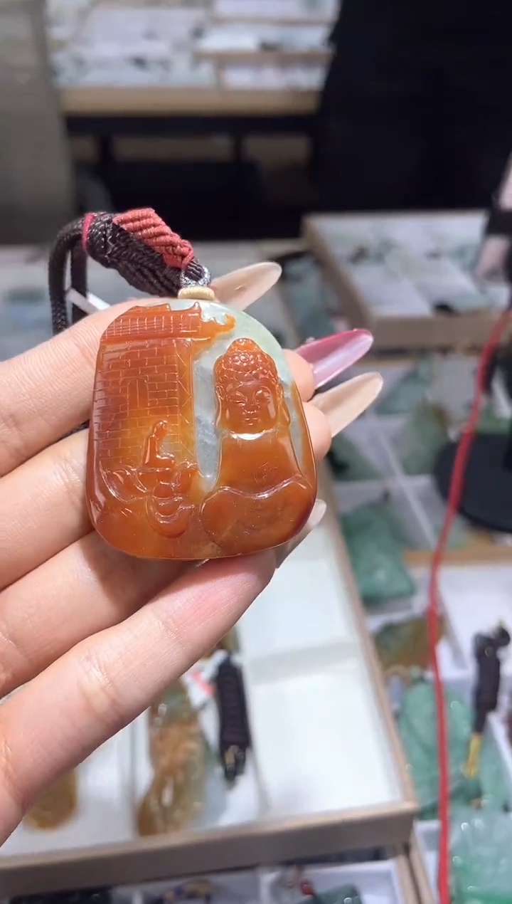 【闪购商品】翡翠颈饰未镶嵌天然缅甸翡翠A货未镶嵌