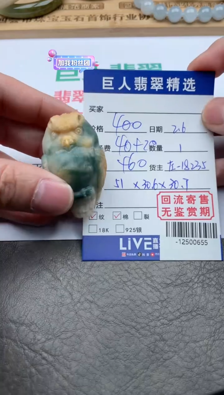 【闪购商品】翡翠颈饰未镶嵌多人-12500655